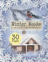 Algopix Similar Product 11 - Winter Woods Junk Journal Pages 