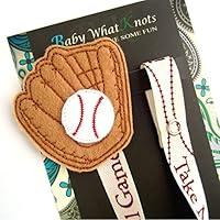 Algopix Similar Product 16 - Baseball Glove Embroidered Pacifier