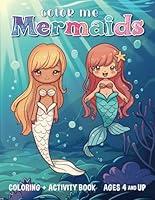 Algopix Similar Product 1 - Color Me Mermaids Coloring and