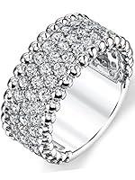 Algopix Similar Product 4 - Three Row Round Cut Cubic Zirconia