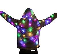 Algopix Similar Product 1 - ABHONOR LED Jackets For Men FullZip