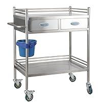 Algopix Similar Product 1 - DELURA Stainless Steel Cart Layers Lab