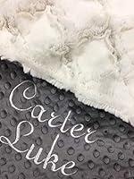 Algopix Similar Product 20 - Personalized Baby Blanket Ivory