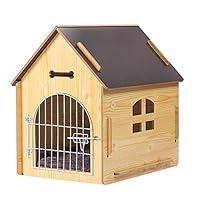 Algopix Similar Product 9 - DREAMSOULE Wooden Pet House with Roof