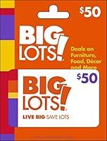 Algopix Similar Product 12 - Big Lots! Gift Card $50