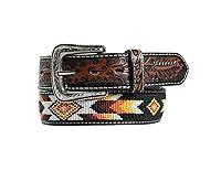 Algopix Similar Product 20 - Nocona Mens Embossed Beaded Belt Size