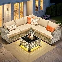 Algopix Similar Product 8 - XIZZI 6 Pieces Patio Sectional