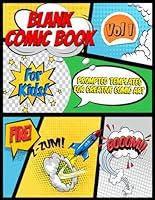 Algopix Similar Product 10 - Blank Comic Book Volume 1 For Kids 