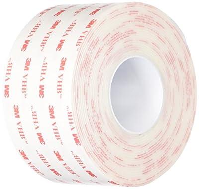 3M 4032 Natural Polyurethane Double Coated Foam Tape, 2 width x 5yd length  (1 roll)