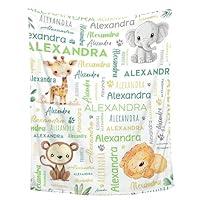 Algopix Similar Product 15 - Personalized Baby Blanket for Girls