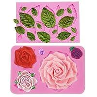 Algopix Similar Product 15 - Large Rose Mold SiliconeRose Flower