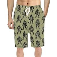 Algopix Similar Product 12 - Soophiea Mens Pajama Shorts Drawstring