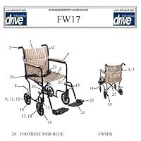 Algopix Similar Product 18 - Drive Medical Swing Away Footrest for