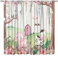 Algopix Similar Product 17 - Kid Forest Animal CurtainsCartoon