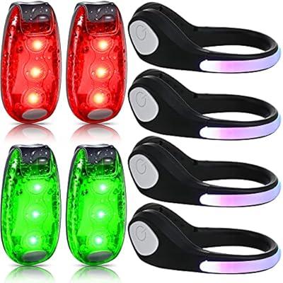 LED Night Safety Light Clip On Strobe Running Lights For Cycling Walking  Warning