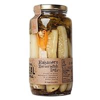 Algopix Similar Product 3 - THE REAL DILL Habanero Horseradish
