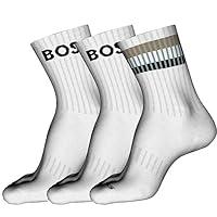 Algopix Similar Product 5 - BOSS 3-Pack Bold Logo Solid Cotton Socks