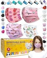 Algopix Similar Product 13 - A Cute Box of 80 PCS Pink Kids Masks