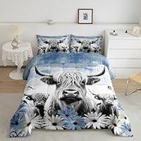 Algopix Similar Product 12 - Erosebridal Highland Cow Print