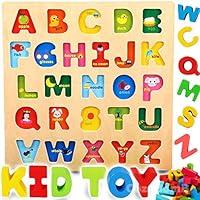 Algopix Similar Product 20 - CozyBomB Wooden Alphabet ABC Baby