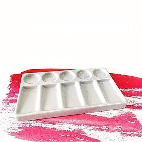 Palette Tray Wood Easy to Clean Portable Travel Paint Case Watercolor Palette Oil Painting Supplies for School Project Gouache Painters, Size