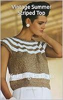 Algopix Similar Product 8 - Vintage Summer Striped Top Knitting