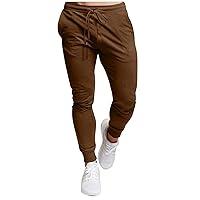 Algopix Similar Product 1 - SUNYUAN Mens Fleece Elastic Waist Pant