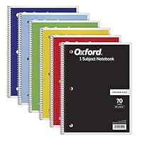 Algopix Similar Product 2 - Oxford Spiral Notebook 6 Pack 1