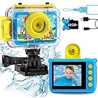 Algopix Similar Product 5 - GKTZ Kids Waterproof Camera 