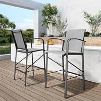 Algopix Similar Product 2 - UDPATIO Outdoor Bar Stools Set of 2Bar