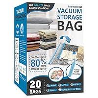 Algopix Similar Product 13 - 20 Pack Vacuum Storage Bags Space