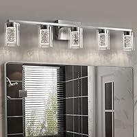 Algopix Similar Product 17 - SADENICEL 5 Light Bathroom Light