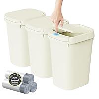 Algopix Similar Product 12 - KSSKSS 3 Pack Bathroom Small Trash Can