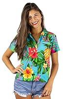 Algopix Similar Product 12 - KING KAMEHA Funky Hawaiian Blouse