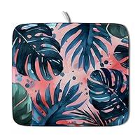 Algopix Similar Product 4 - Botanical Leaf Dish Drying Mats