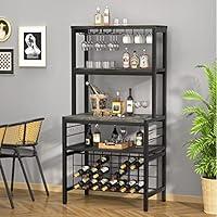 Algopix Similar Product 20 - Unikito Wine Bar Cabinet FreeStanding