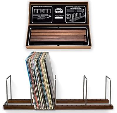 Best Deal for Optage Audio Extended Record Holder, 150 LP Solid Walnut
