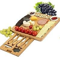 Algopix Similar Product 8 - CTFT Cheese Board and Knife Set Bamboo