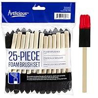 Algopix Similar Product 14 - Artlicious Foam Brush Set  Pack of 20