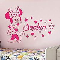Algopix Similar Product 17 - Name Wall Decal Minnie Vinyl Decals