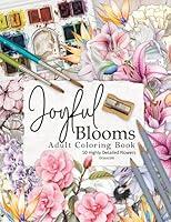 Algopix Similar Product 3 - Joyful Blooms Coloring Book for Adults