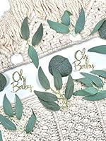 Algopix Similar Product 17 - Oh Baby Greenery Baby Shower