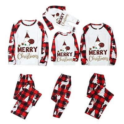 Matching Family Pajamas Set Christmas Pjs Long Sleeve Holiday