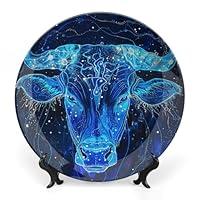 Algopix Similar Product 11 - BTCOWZRV Glowing Cow Pictures Ceramic