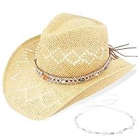 Algopix Similar Product 18 - Womens Western Cowgirl Hat Mens