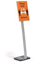 Algopix Similar Product 14 - Durable Info Sign A4  Floor Standing