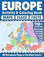 Algopix Similar Product 18 - Europe Activity and Coloring Book with