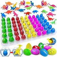 Algopix Similar Product 14 - iGeeKid 60 Pack Dinosaur Eggs Hatching