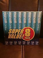 Algopix Similar Product 20 - Maxell 214150 T120GX8PK VHS Cassette