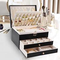 Algopix Similar Product 10 - Luxnwatts Jewelry Box for Women Earring